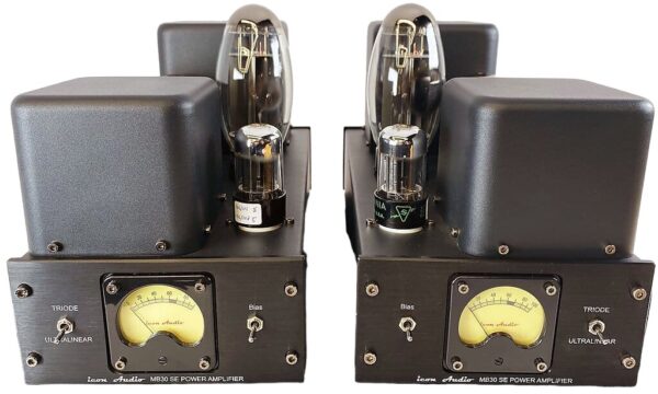 Icon Audio MB30 SE Single Ended Valve Mono Amplifiers Pair