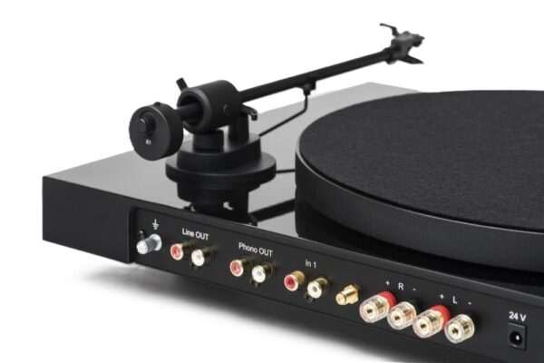 Project Juke Box E1 Turntable with Ortofon OM5e Cartridge - rear