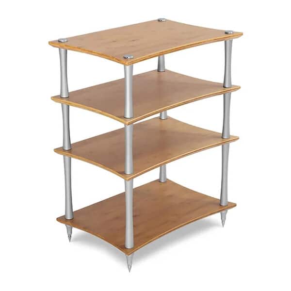 Quadraspire Q4L EVO Bamboo Hifi Rack 4 shelf