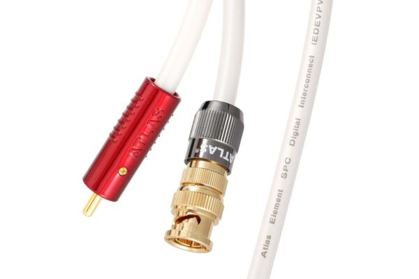 Atlas Element Achromatic S/PDIF RCA to BNC coax digial cable 1mtr