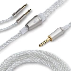 Meze Mono 3.5mm to 4.4mm Balanced Silver Plated Upgrade Cable 1.2m Liric, 99 Classic, 99 Neo