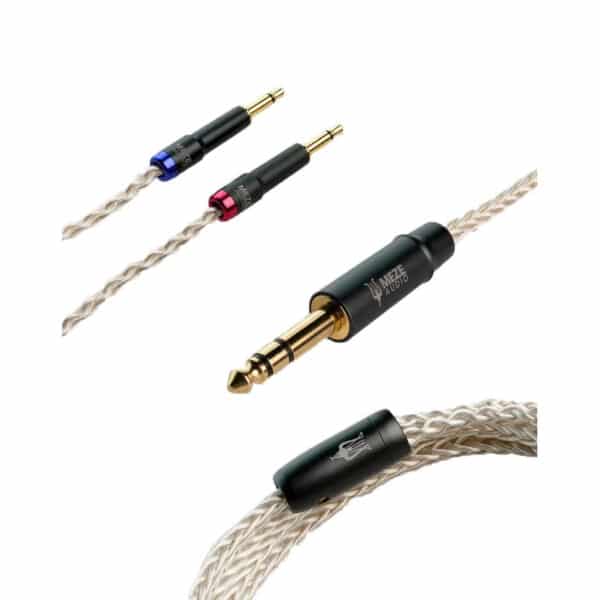 Meze Silver Plated PCUHD Premium Cable Mono 3.5mm to 6.3mm OFC 2.5m