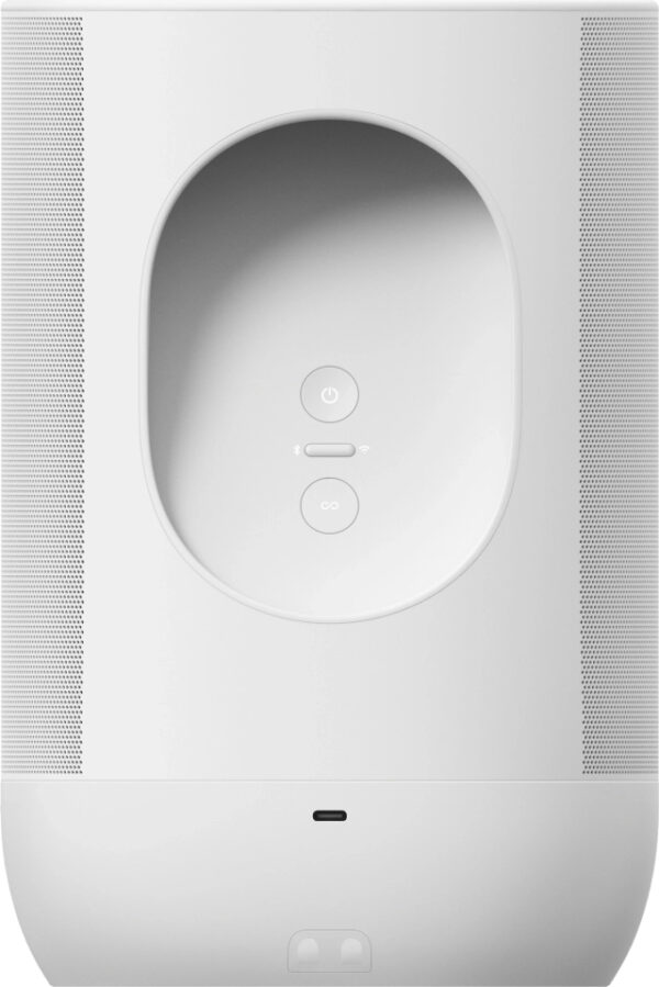 Sonos Move Wireless Streaming Speaker - Lunar White back