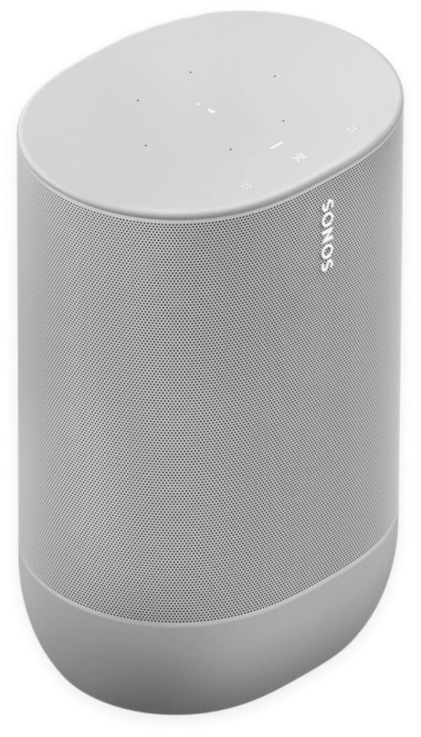 Sonos Move Wireless Streaming Speaker - Lunar White top side