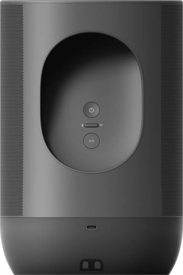 Sonos Move Wireless Streaming Speaker - Shadow black back