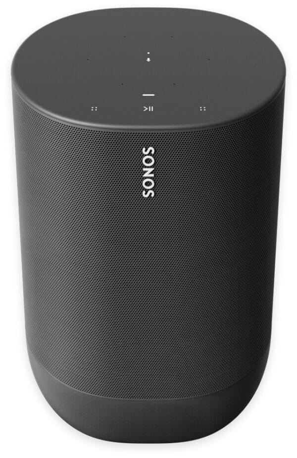 Sonos Move Wireless Streaming Speaker - Shadow black - top front