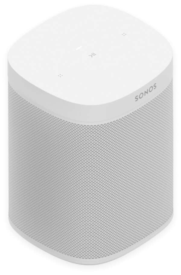 Sonos One SL Wireless Speaker - White top side