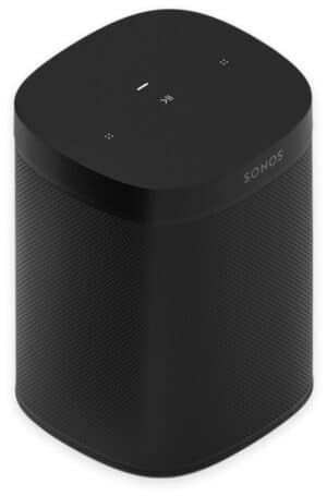 Sonos One SL Wireless Speaker - black top side