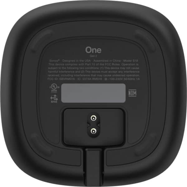 Sonos One Wireless Speaker - black bottom