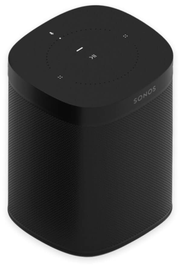 Sonos One Wireless Speaker - black top side