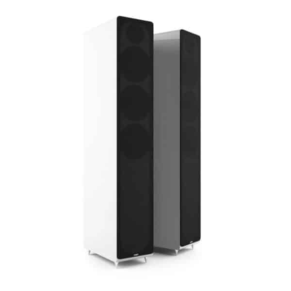 Acoustic Energy AE 320 Floorstanding Speakers - piano gloss white cover