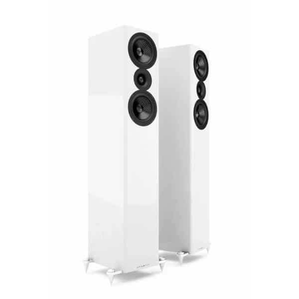 Acoustic Energy AE 509 Floorstanding Speakers - piano gloss white