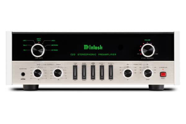 McIntosh C22 2-Channel Vacuum Tube Preamplifier Mk V - front