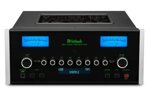 McIntosh C55 2-Channel Solid State Preamplifier - front top