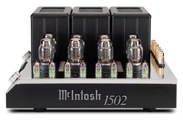 McIntosh MC1502 2-Channel Vacuum Tube Power Amplifier - front top