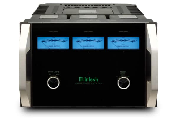 McIntosh MC303 3-Channel Solid State Power Amplifier - front