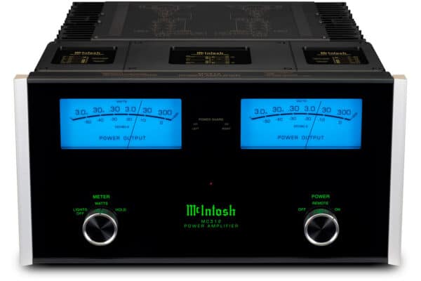 McIntosh MC312 2-Channel Solid State Power Amplifier - front