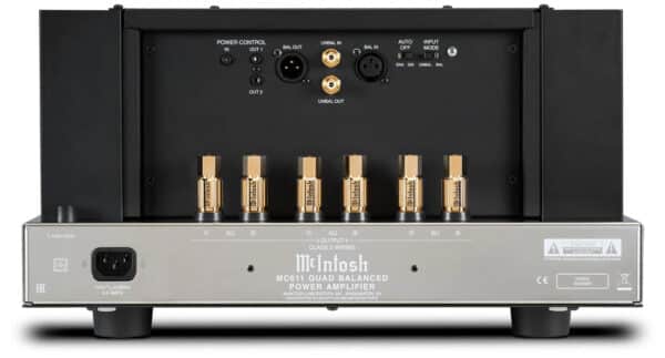 McIntosh MC611 1-Channel Solid State Power Amplifier - back