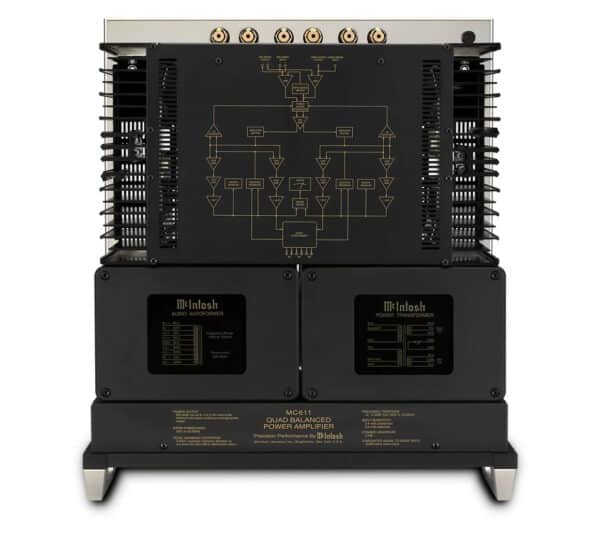 McIntosh MC611 1-Channel Solid State Power Amplifier - top