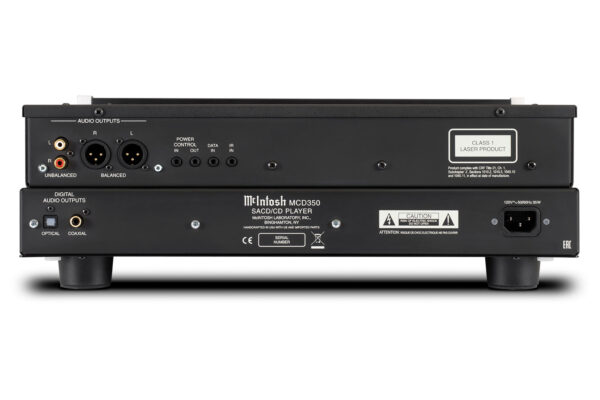 McIntosh MCD350 2-Channel SACD-CD Player - back