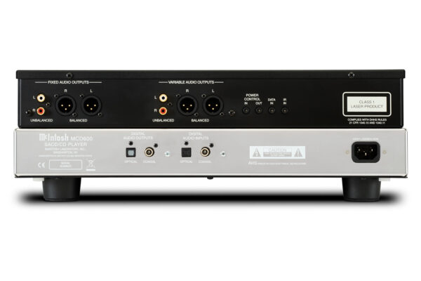 McIntosh MCD600 2-Channel SACD-CD Player - back