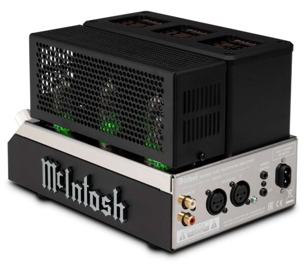 McIntosh MHA200 2-Channel Vacuum Tube Headphone Amplifier - right angle