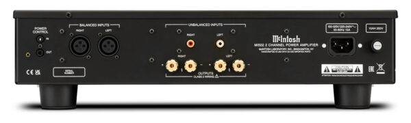 McIntosh MI502 2-Channel Digital Power Amplifier - back