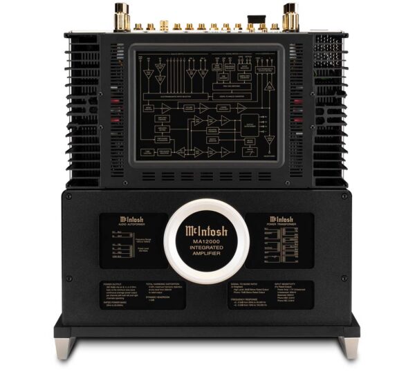 McIntosh McIntosh MA12000-AN 2-channel Hybrid Integrated Amplifier 75th Anniversary Edition - top