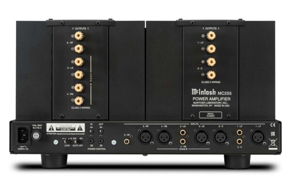 McIntosh McIntosh MC255 5 Channel Home Theater Power Amplifier - back