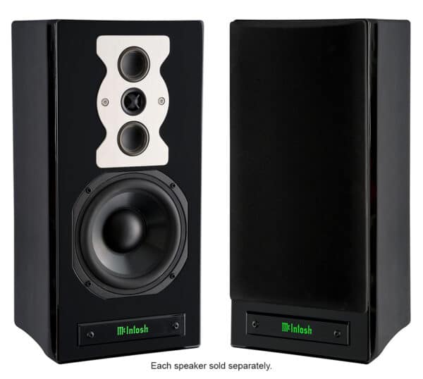 McIntosh XR50 Bookshelf Loudspeaker - Speakers Pair - black angle pair