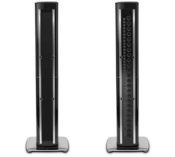 McIntosh XRT1.1K Floor Standing Loudspeaker - Speakers Pair - front gilles and no grilles