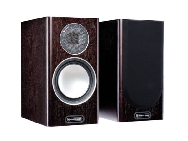 Monitor Audio Gold 100 Bookshelf Speakers - Dark Walnut