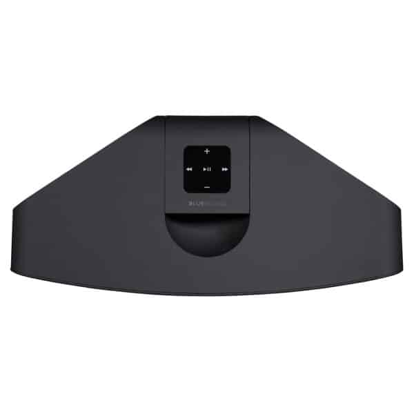 Bluesound PULSE 2i Premium Wireless Multi-Room Streaming Speaker - top black.