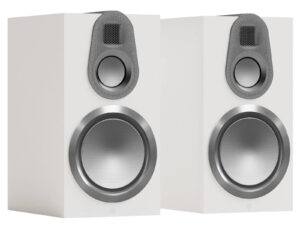 Monitor Audio Gold 100 6G Bookshelf Speakers - front Satin