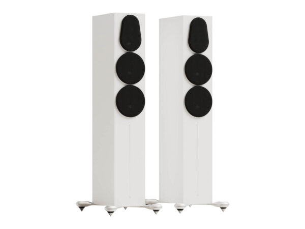 Monitor Audio Gold 300 6G Floorstanding Speakers - front Satin White 2