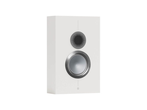 Monitor Audio Gold On Wall 6G Speaker Each - front Satin White