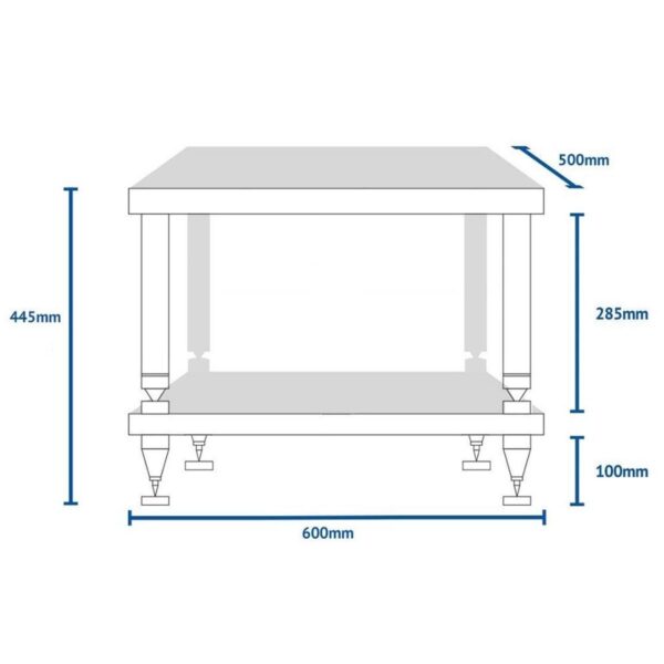 Solidsteel Hyperspike HY-2 2 Shelf Audio Rack - 2