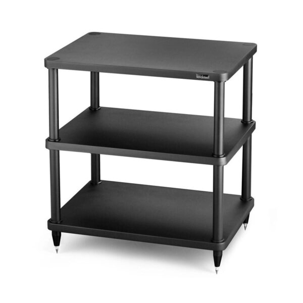 Solidsteel S3-3 3 Shelf Audio Rack - black