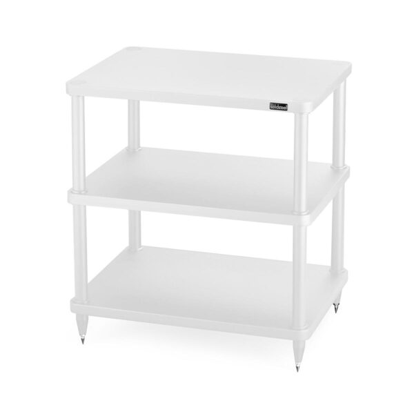 Solidsteel S3-3 3 Shelf Audio Rack - white