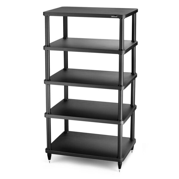 Solidsteel S3-5 5 Shelf Audio Rack - black