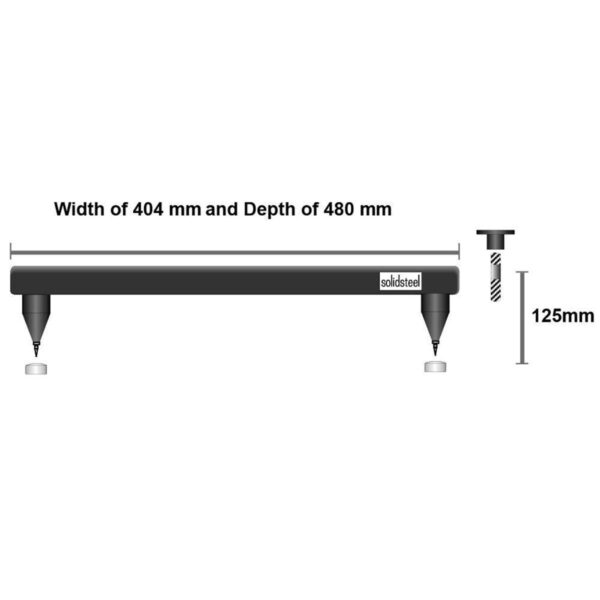 Solidsteel S3-B Amp Stand 404mm by 480mm - 2