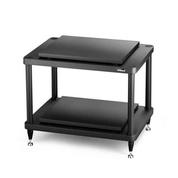 Solidsteel S5-2 2 Shelf Audio Rack - black