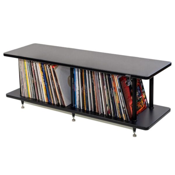 Solidsteel Vinyl Library 2 Shelf VL-2 - black