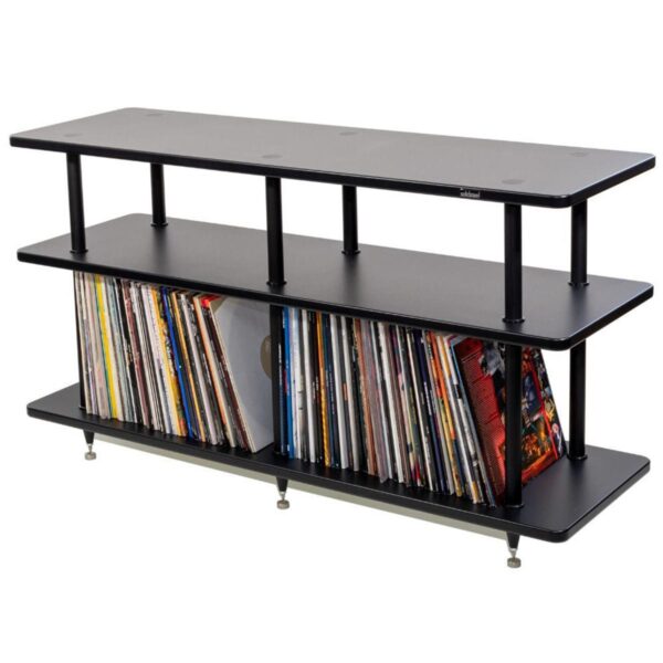 Solidsteel Vinyl Library 3 Shelf VL-3 - black