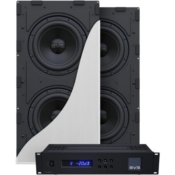 SVS 3000 In-Wall Dual Subwoofer System (including rack-mount STA-800D2)